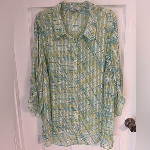 CJ Banks longer blouse